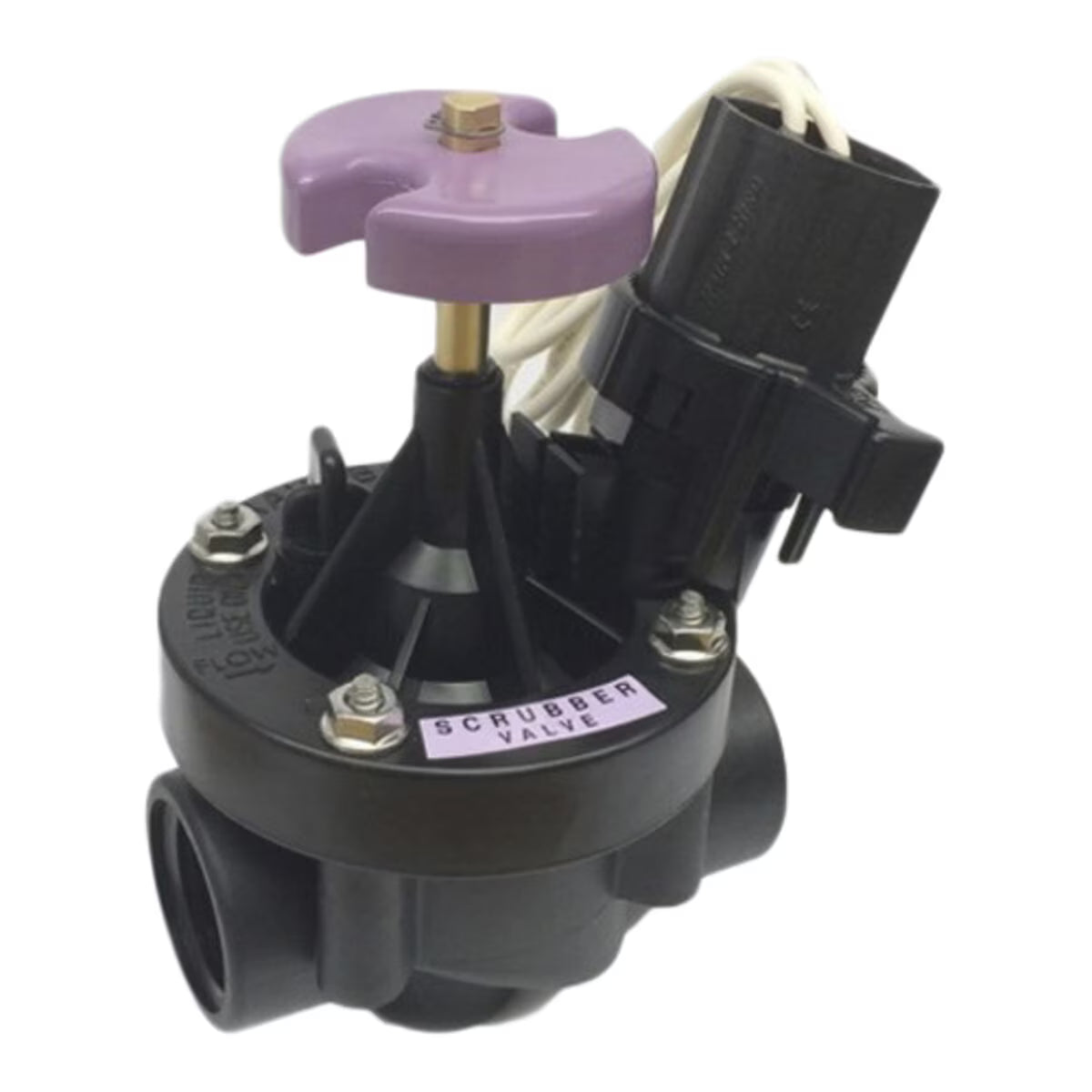 Rain Bird PESBR Reclaimed Industrial Scrubber Valve Plastic 1 in. w/ Flow Control FIPT x FIPT