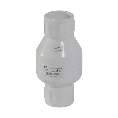 NDS Spring Check Valve Slip x Slip 1-1/4 in. PVC
