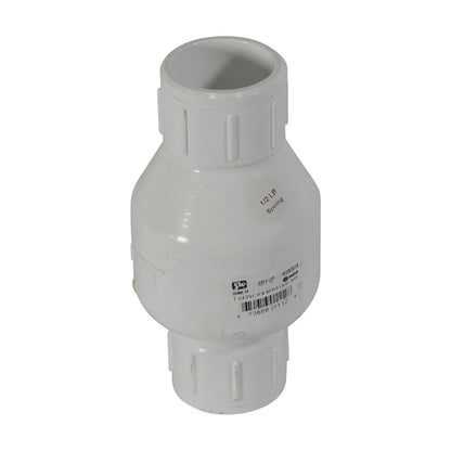 NDS Spring Check Valve Slip x Slip 1-1/4 in. PVC