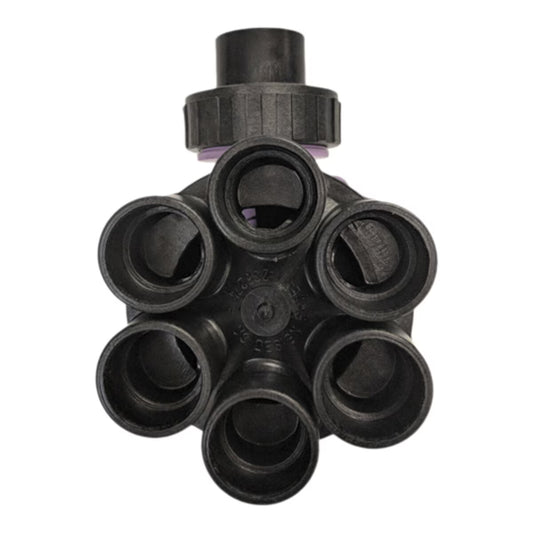 Fimco 1000F Indexing Valve for Wastewater 6-Outlet Plastic 1 in. Slip