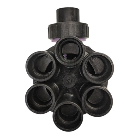 Fimco 1000F Indexing Valve for Wastewater 6-Outlet Plastic 1 in. Slip