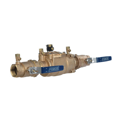 T2613  FEBCO 850U Double Check Assembly w/ Unions 1 in. Bronze w/ Freeze Sensing Capability (Sensing Upgrade Kit Sold Separately) | T2613
