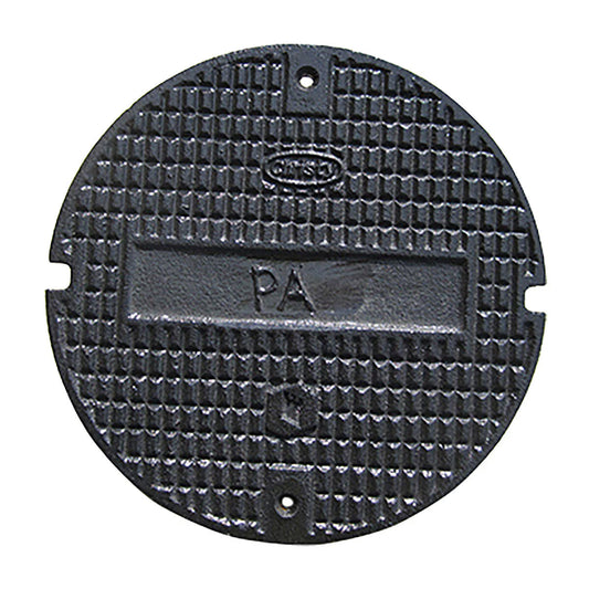 Oldcastle SD Precast Cast Iron Lid Round Marked Water