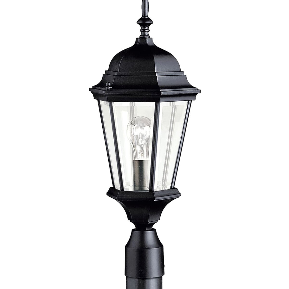 9956BK  Line Voltage Post Light Fixture
