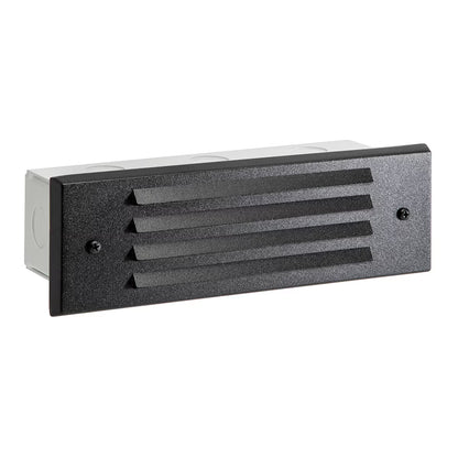 Vista 4246 Louvered Brick Light Aluminum Housing Black 5W 2950K LED