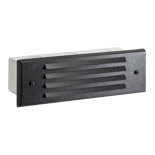 Vista 4246 Louvered Brick Light Aluminum Housing Black 5W 2950K LED