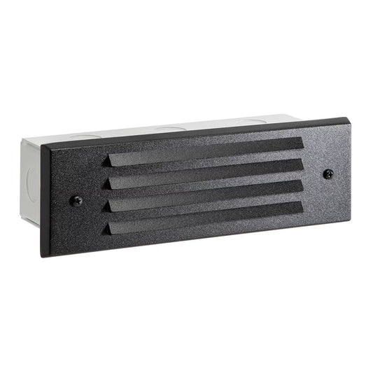 Vista SL-4246-B-W-LC5ND  4246 Louvered Brick Light Aluminum Housing Black 5W 2950K LED