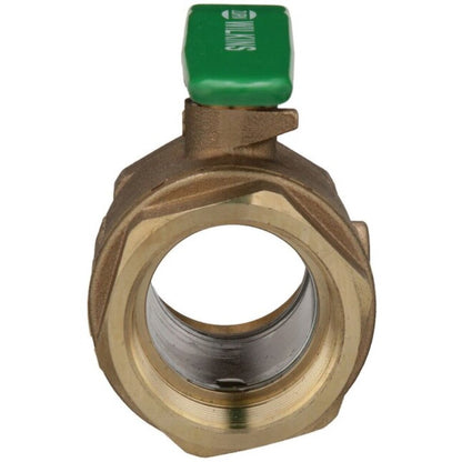 Zurn 850XL Full Port Bronze Ball Valve Tapped 2 in.