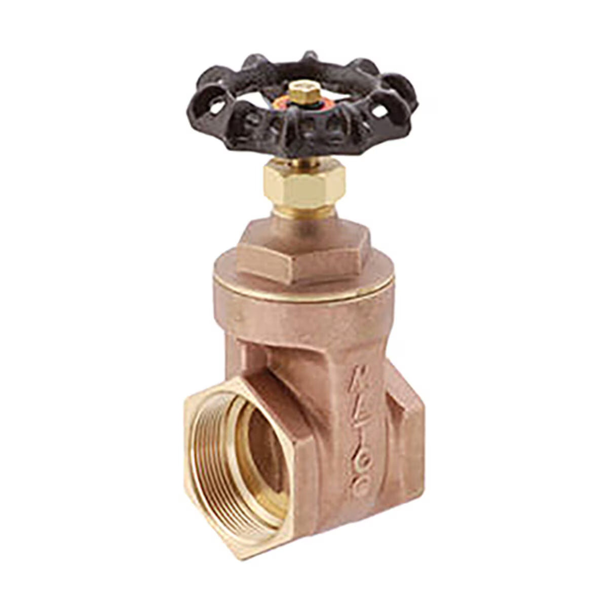 Matco Gate Valve Threaded 4 in. Brass
