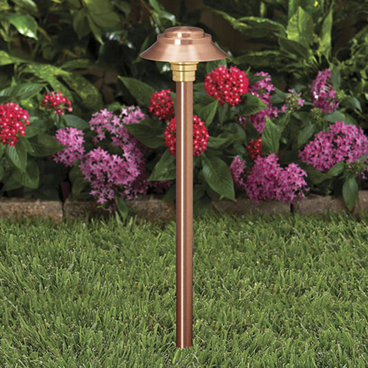 Vista  PR-2160-CSN-NL  PR-2160 Path Light Copper Housing Copper Finish No Lamp