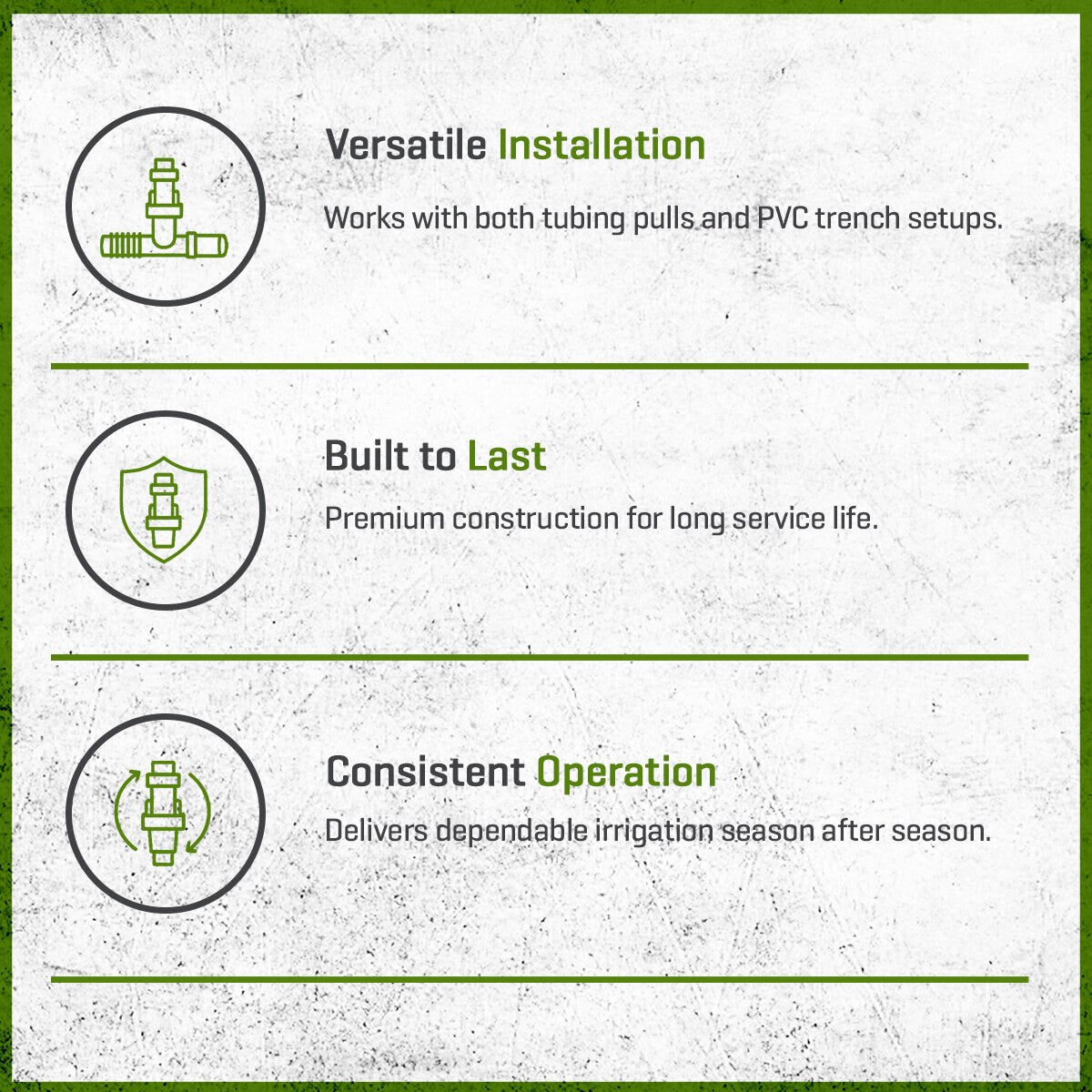 Rain Bird DVF Globe Valve Plastic 1 in. w/ Flow Control Slip x Slip