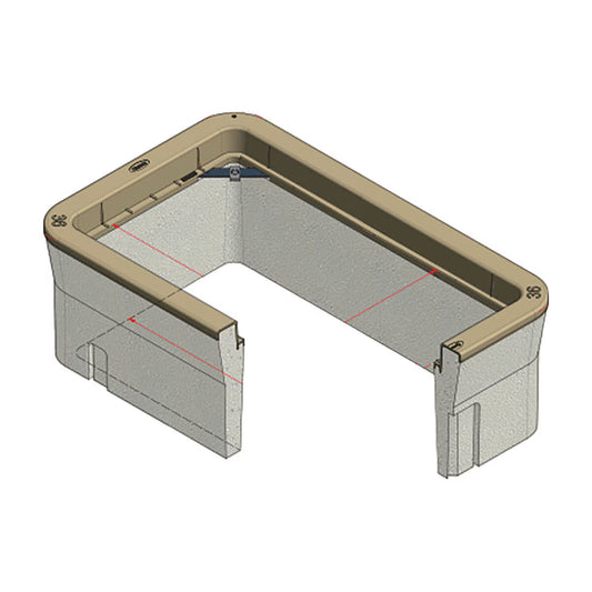 Christy N36 Valve Box Concrete 35 in.