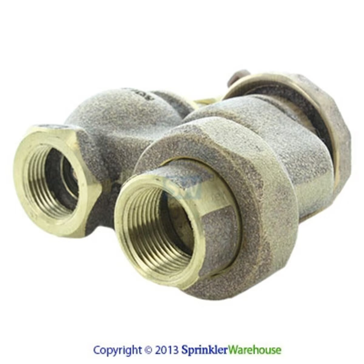 V-19-466-075Y  Anti-Siphon Body Valve Yellow Brass 3/4 in.