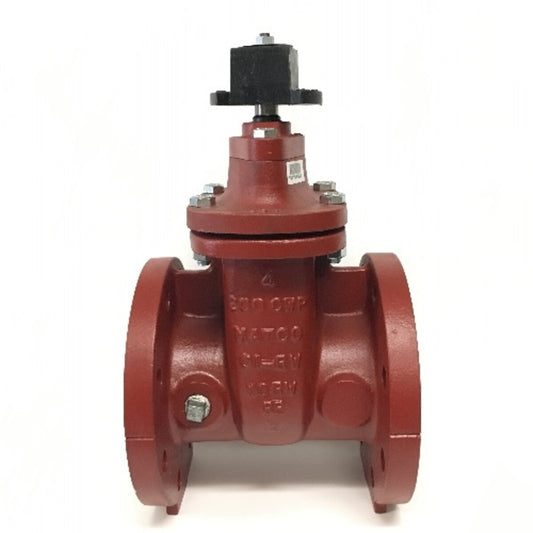 Matco Gate Valve Cast Iron 4 in. Flanged with Operating Nut