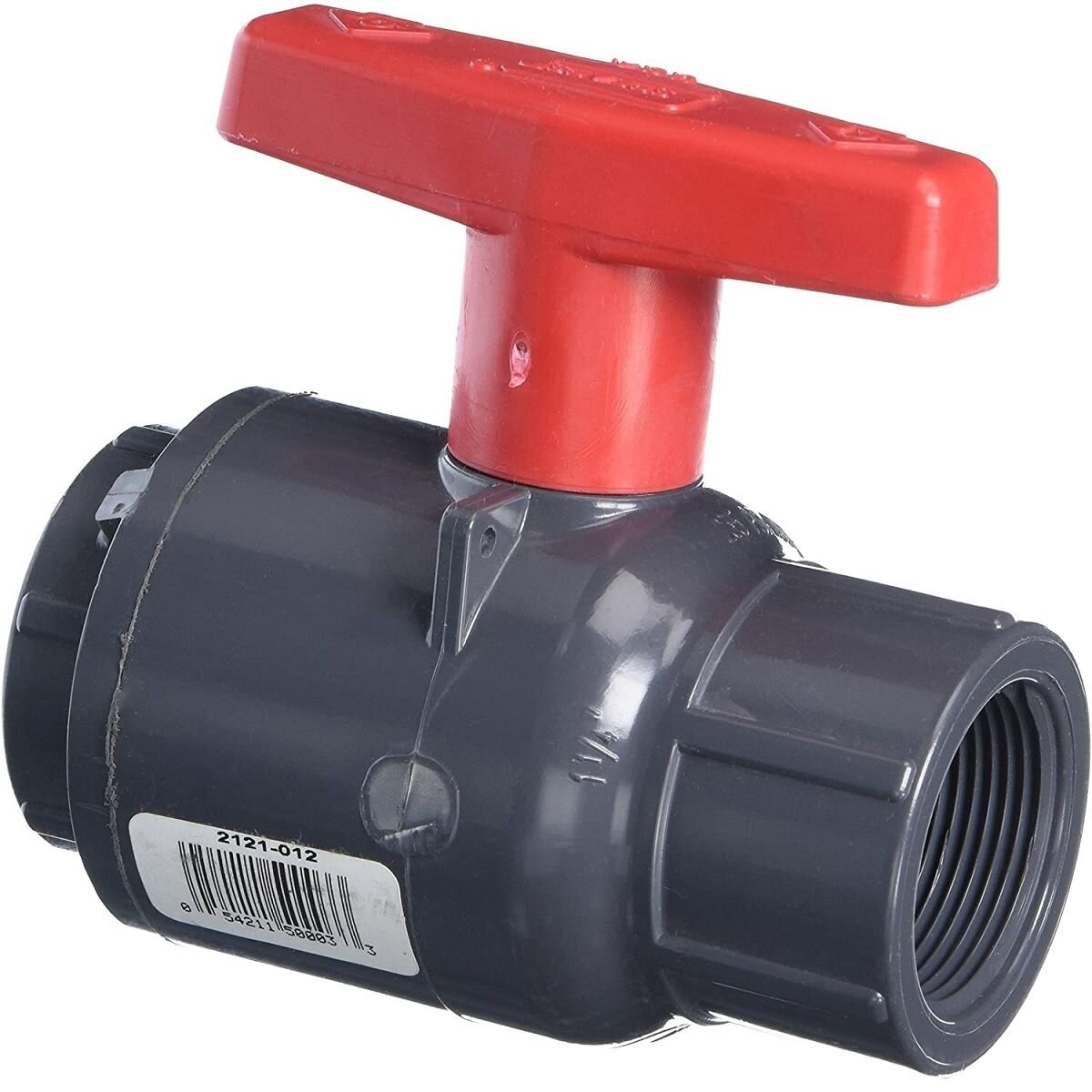 Spears Compact PVC Ball Valve 1-1/4 in. FIPT w/ EPDM O-Ring