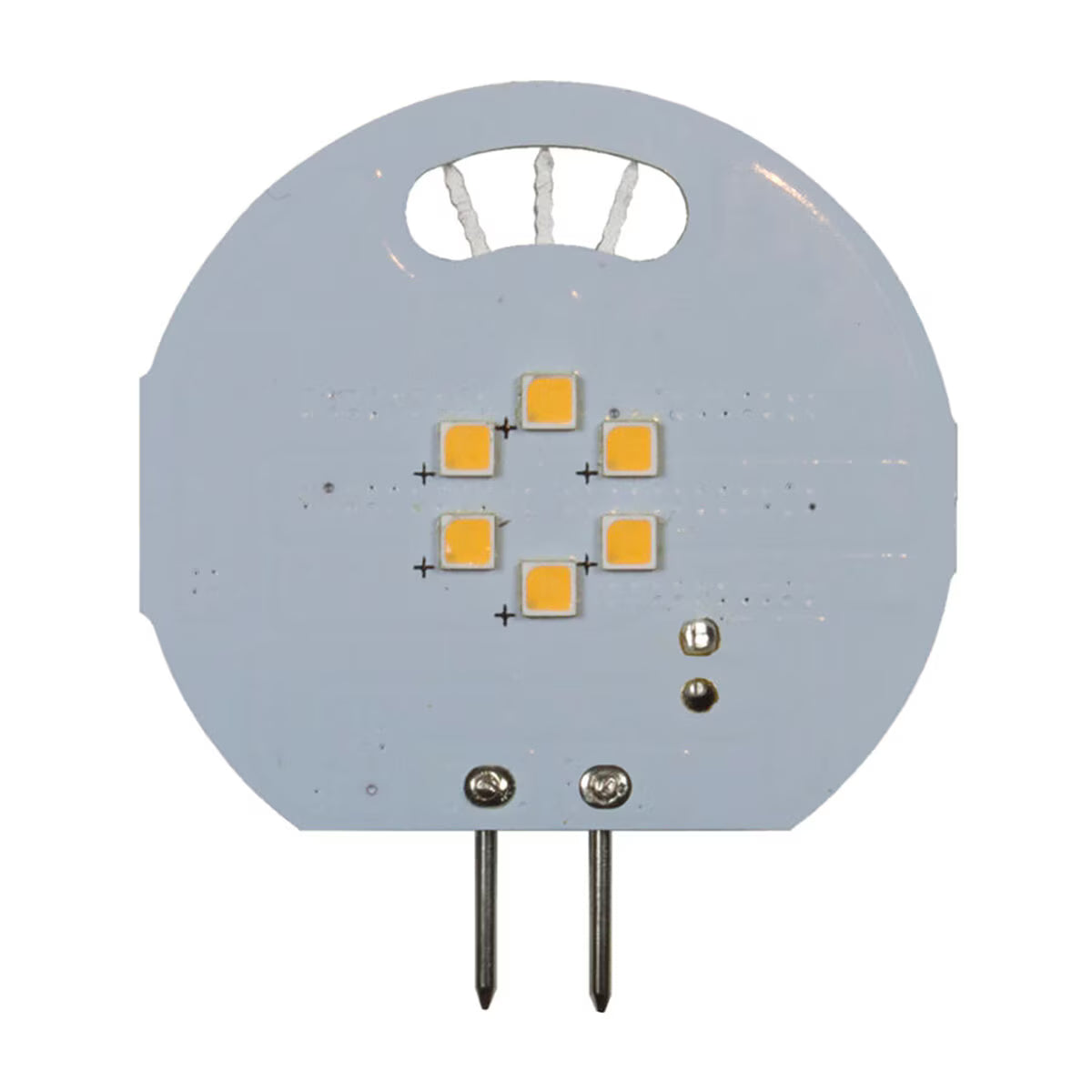 BIPIN-G4-RND-WAFER  Brilliance LED G4 Bi-Pin Lamp 2W 120 Lumens 2700K Warm White, 35,000 Hour Life, 180-Degree Beam Angle