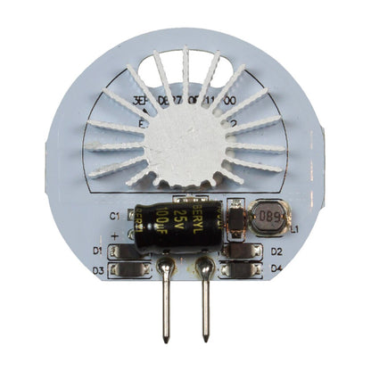 Brilliance LED G4 Bi-Pin Lamp 2W 120 Lumens 2700K Warm White, 35,000 Hour Life, 180-Degree Beam Angle