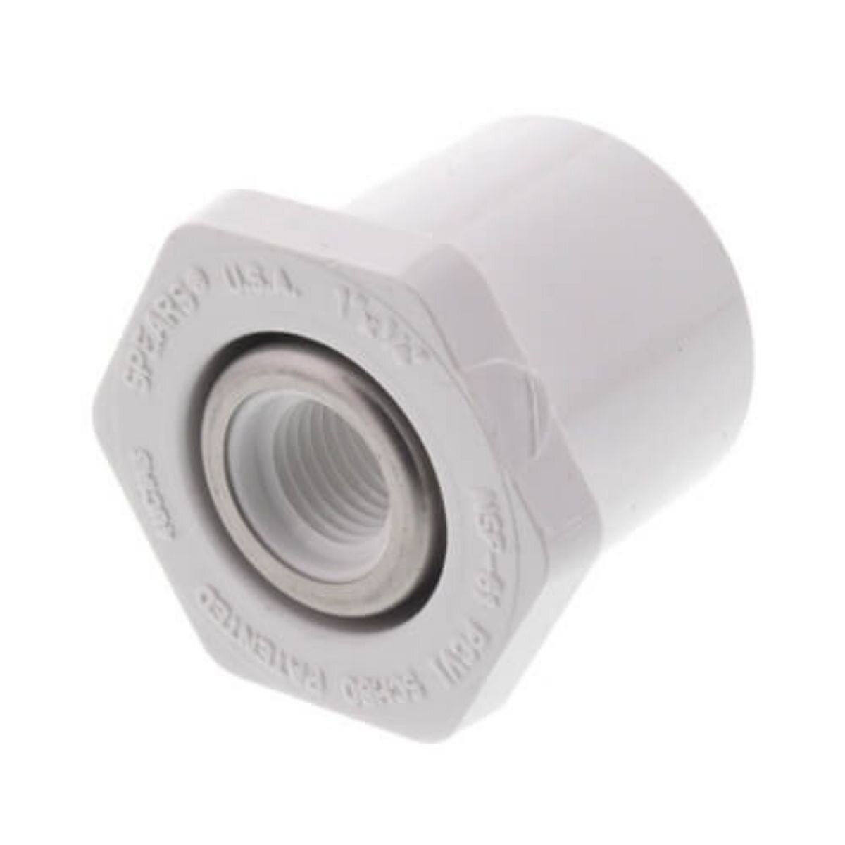 438-128SR  Bushing 1 in. x 1/4 in. Spigot x SR Stainless Steel Collar FIPT | Spears