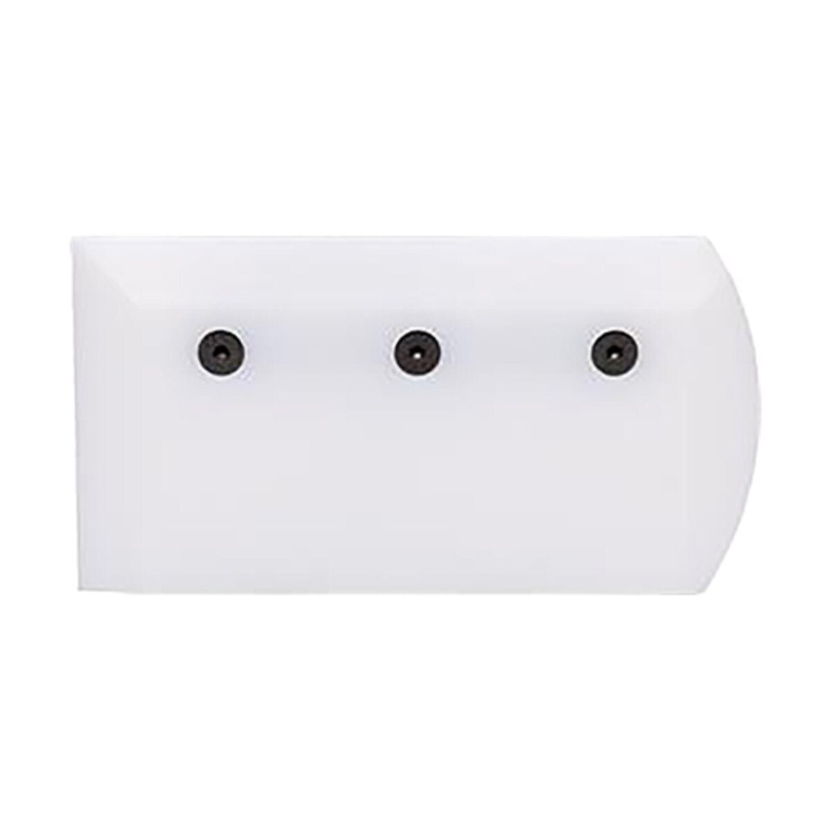 Marshalltown White Lightning Non-Reinforced 9 in. x 4-3/4 in. Combination Power Trowel Blade