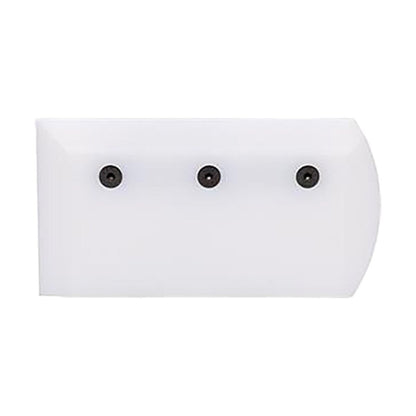 Marshalltown White Lightning Non-Reinforced 9 in. x 4-3/4 in. Combination Power Trowel Blade