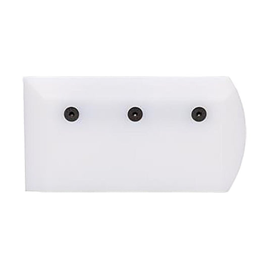 Marshalltown White Lightning Non-Reinforced 9 in. x 4-3/4 in. Combination Power Trowel Blade