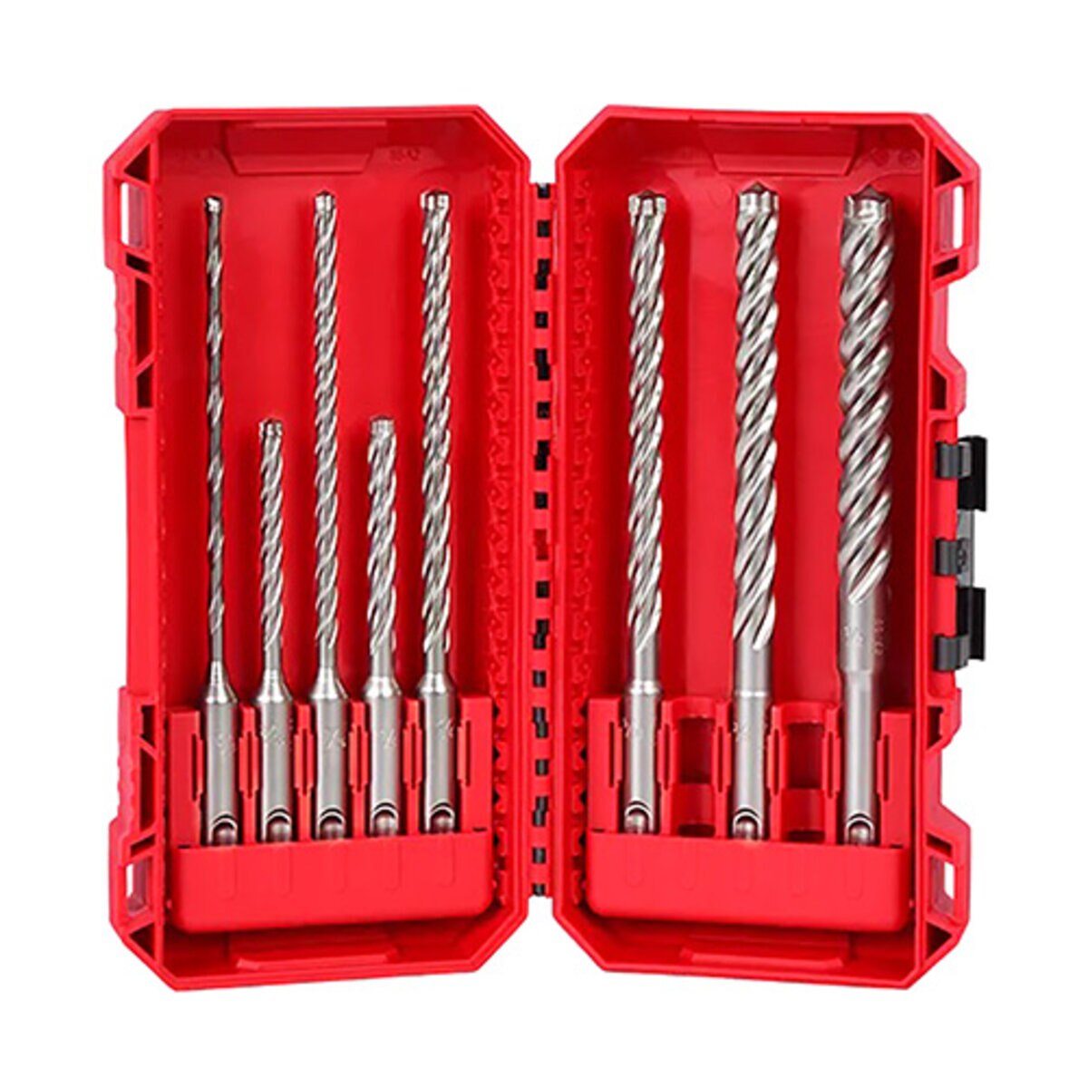 Milwaukee 8 Pc. SDS Plus MX4 4-Cutter Drill Bit Bit
