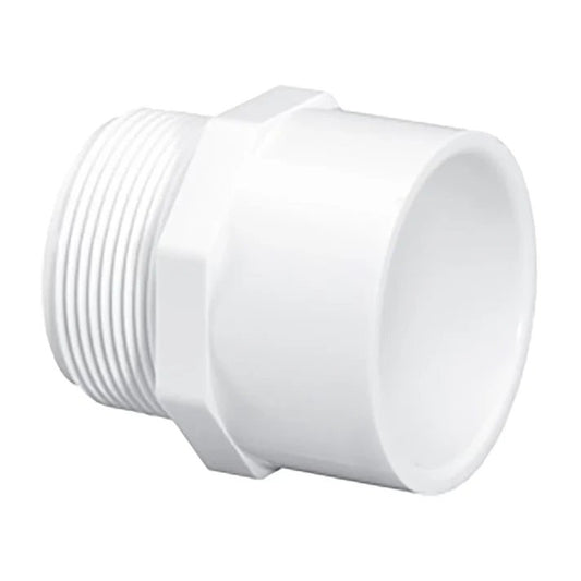 436-020L Lasco Male Adapter White Sch 40 PVC 2 in. MPT x Slip | Spears