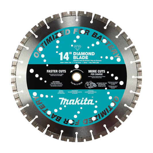 Makita 14 in. Thin Kerf Segmented General Purpose Diamond Blade