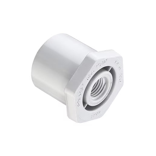2-1/2 x 1-1/4 Red Bush Spig x Fipt PVC Fitting  438-290
