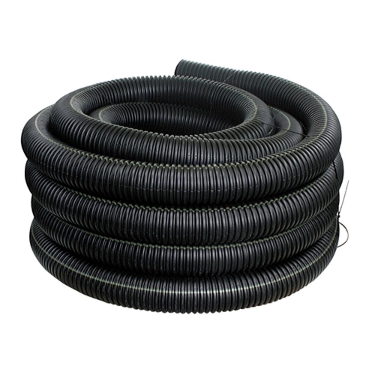 ADS 4 in. x 10 ft. Single Wall Pipe Solid Spigot End