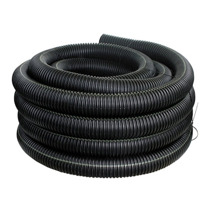 ADS 4 in. x 10 ft. Single Wall Pipe Solid Spigot End
