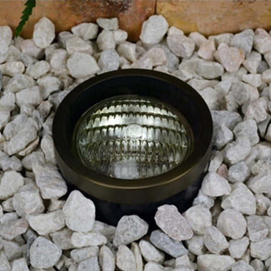 UniqueCARD-NL   Cardinal Well Light Composite Housing Weathered Brass No Lamp 25 ft Lead