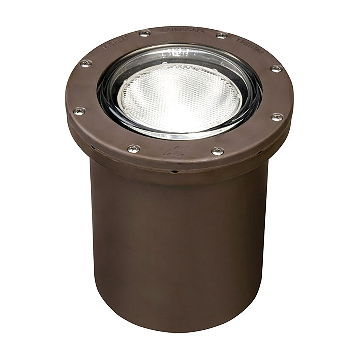 Kichler15268AZ   In-Ground Light Architectural Bronze 120V 7 in. Diameter