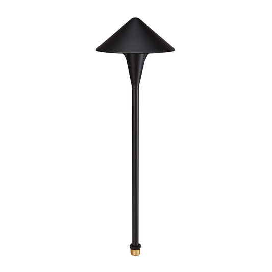 Vista  PR-6500-B-NL  PR-6500 Path Light Aluminum Black Finish No Lamp