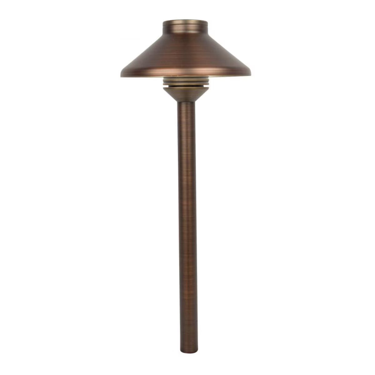 FX JS LED Top Assembly Copper Antique Tumbled Finish