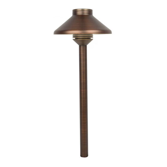 FX JS LED Top Assembly Copper Antique Tumbled Finish
