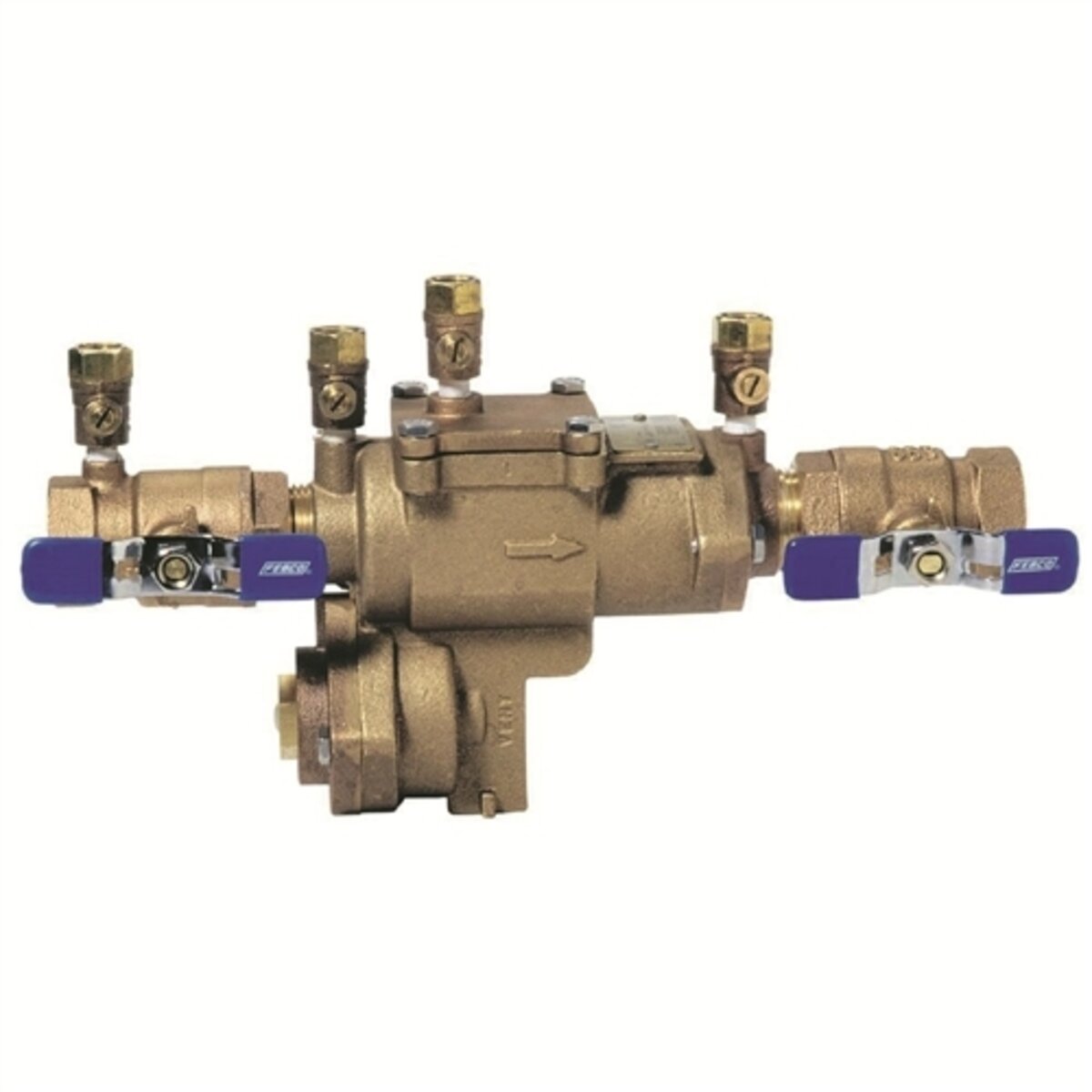 FEBCO 860 In-Line Reduced Pressure Zone Assembly 1-1/2 in. with Ball Valves | 1315-NLA