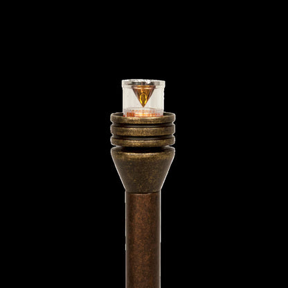 FX-P1LED12RAAT- Petite LED Riser Assembly 12 in. Copper Housing Antique Tumbled Finish 2W 2700K