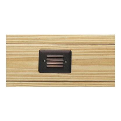 Kichler 15072AZT  Deck Light Architectural Bronze 11.6W Halogen