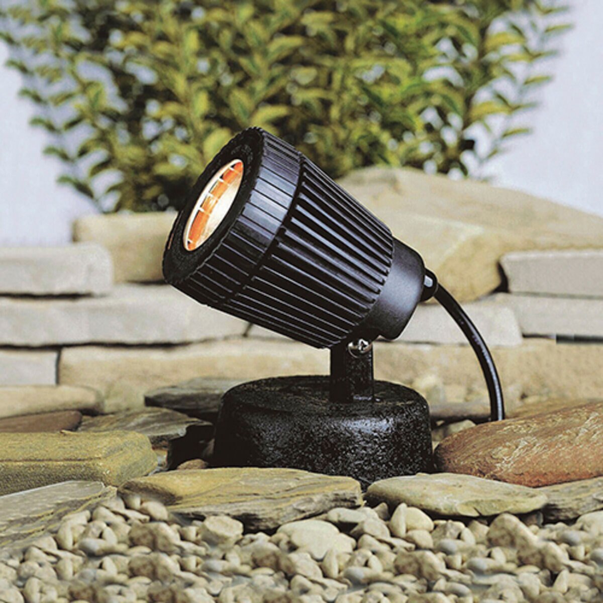 Kichler 15191BK  Underwater Pond Light Composite Resin Housing Black 50W Halogen