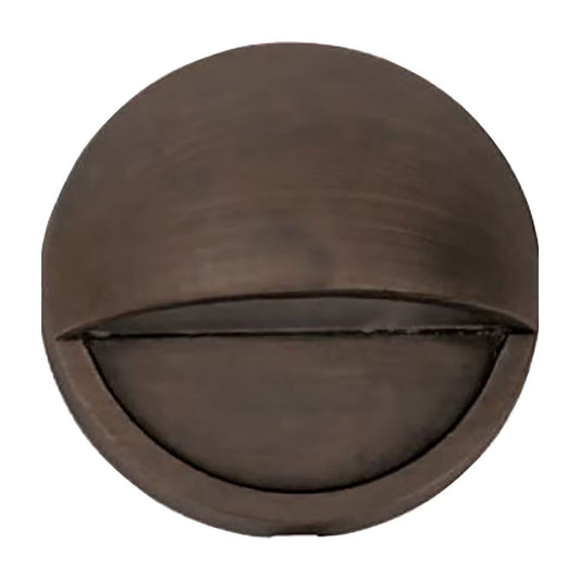 Universale  DL2100WB  Lighting Deck Light Cast Brass Surface Mount Eye Lid Weathered Iron
