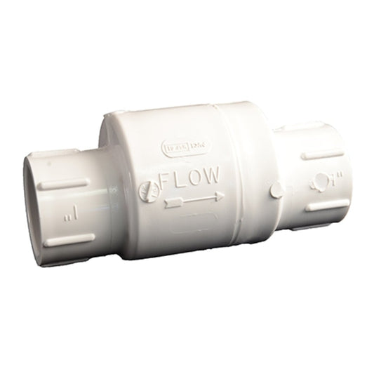 NDS FloControl Series 1500 Swing Check Valve PVC 1 in. Slip