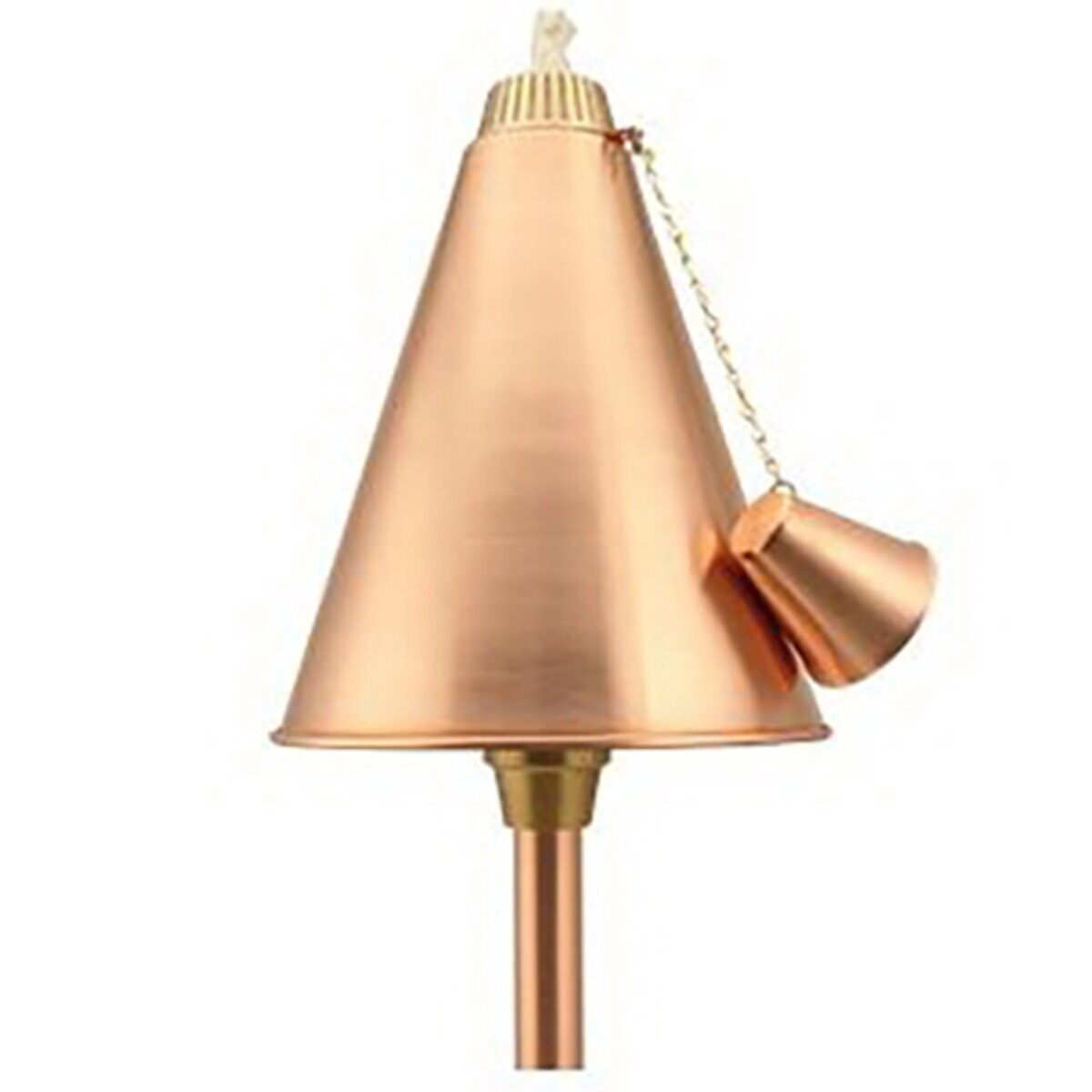 Unique  IC-12-L2  Islander Tiki Torch 60 in. Riser Copper Housing Copper Finish 2W 3000K LED