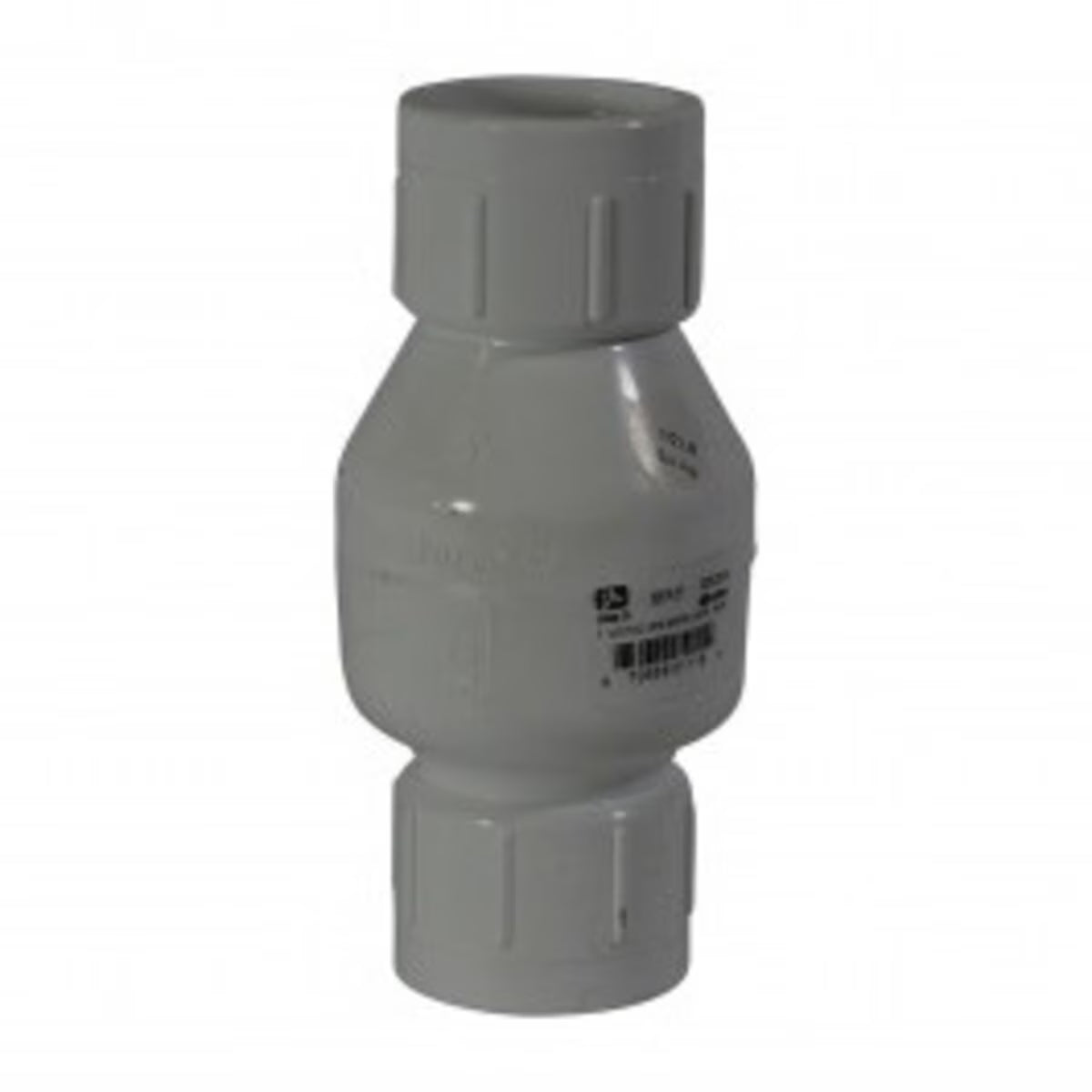 NDS FloControl Series 1012 Spring Check Valve PVC 1-1/2 in. Slip 2# Spring