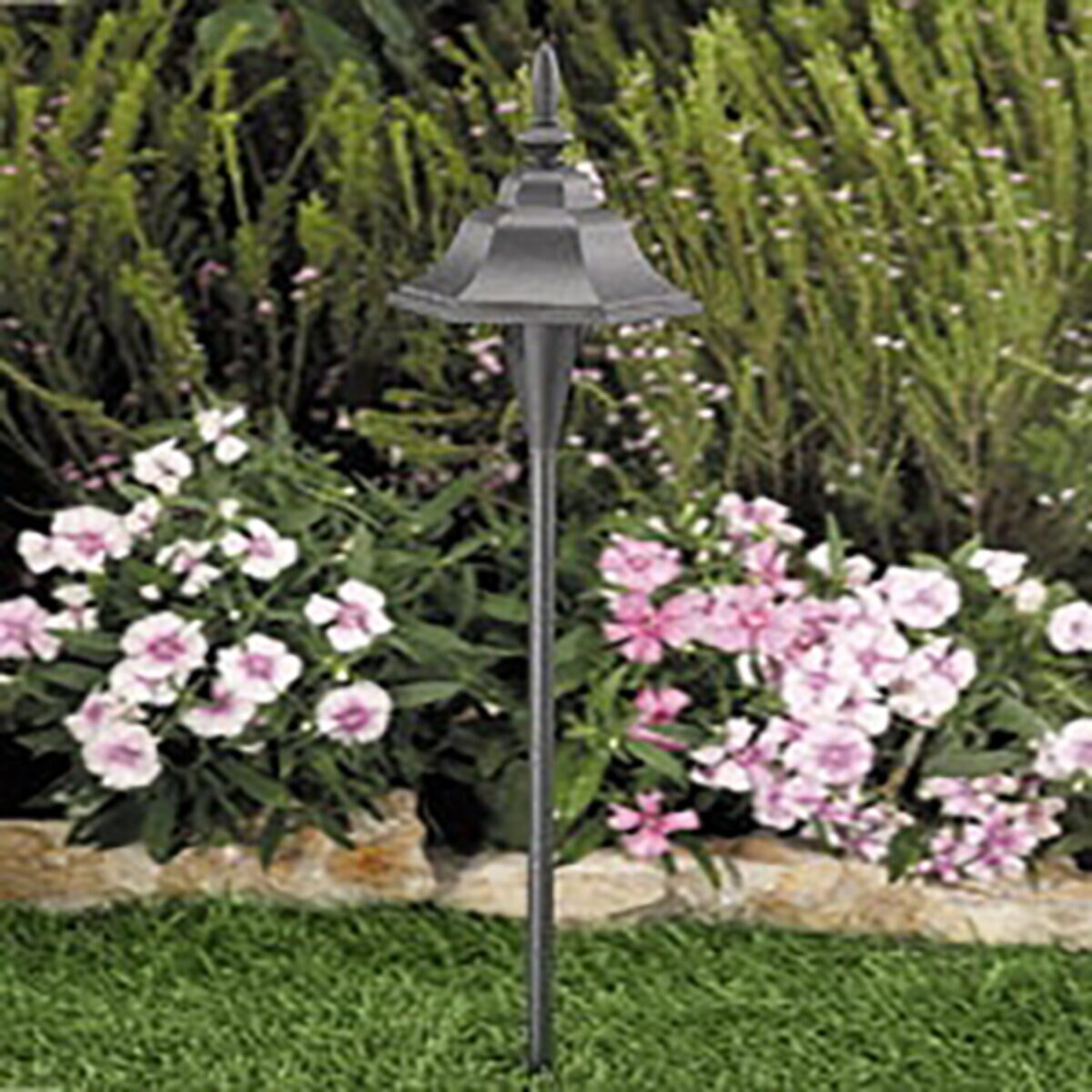 Vista PR-7206 Path Light Aluminum Black Finish No Lamp