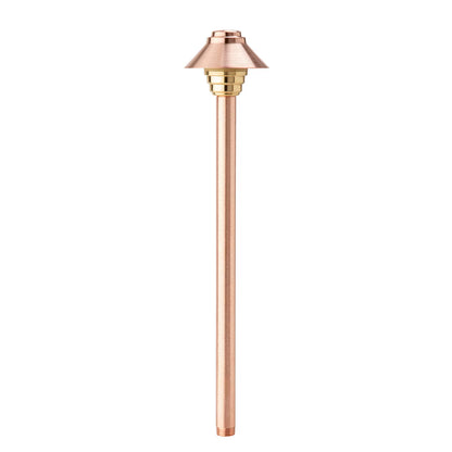 Vista PR-2165 Path Light Copper Housing Copper Finish No Lamp
