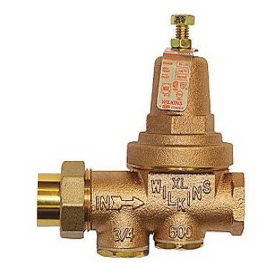Wilkins 600XL Pressure Reducing Valve Lead Free Bronze 2 in. FIPT Union x FIPT