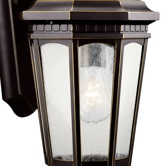 Kichler9032RZ   Lighting Courtyard Outdoor Wall Light Rubbed Bronze 11 in.