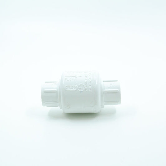1/2 PVC Swing Check Valve Slip X Slip NDS