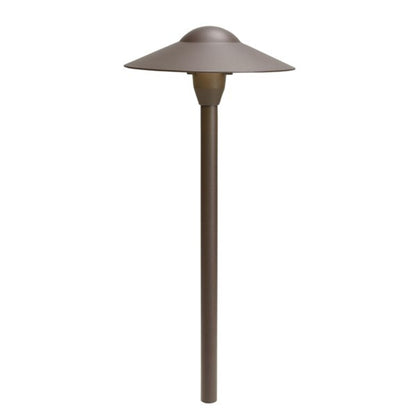 Kichler-15310AZT- 15310 Path Light Textured Architectural Bronze Finish 16.25W T5 Incandescent 12V 21 in. Height with 1 Wedge Socket